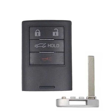 Keyless Factory KeylessFactory: 2010-2015 Cadillac SRX ATS XTS / 4-Button Smart Key / NBG009768 RSK-GM-NBG-4